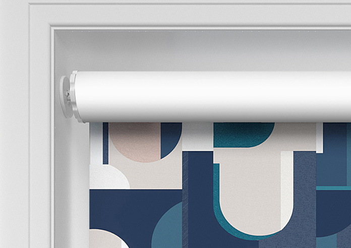 Archways, Navy - Twist&Fit Roller Blind - Image 10